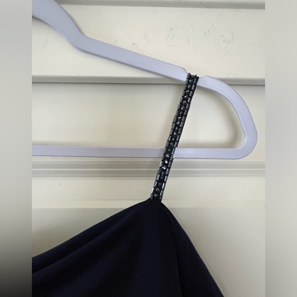 Ralph Lauren Navy Embellished Evening Gown - Picture 5 of 7